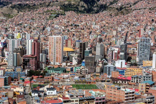 istock Panoramic view of La Paz, Bolivia 886653804