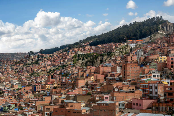 istock Panoramic view of La Paz, Bolivia 886653972