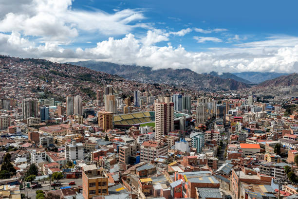 istock Panoramic view of La Paz, Bolivia 886654068