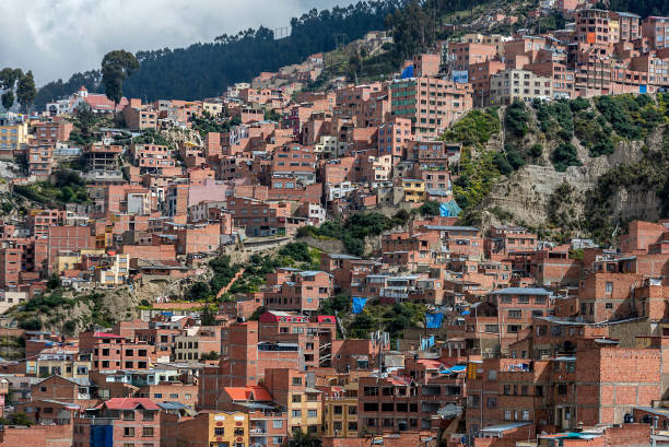 istock Panoramic view of La Paz, Bolivia 886657138