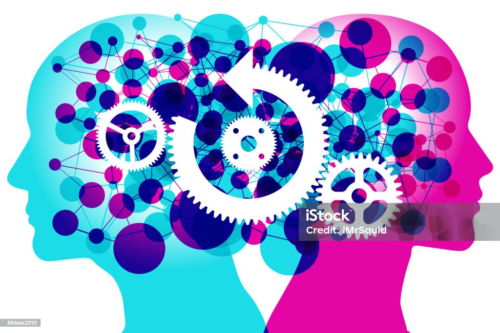 Mind Connection Graphics Mind Connections Mechanical Potential Stock Illustration - Download ...