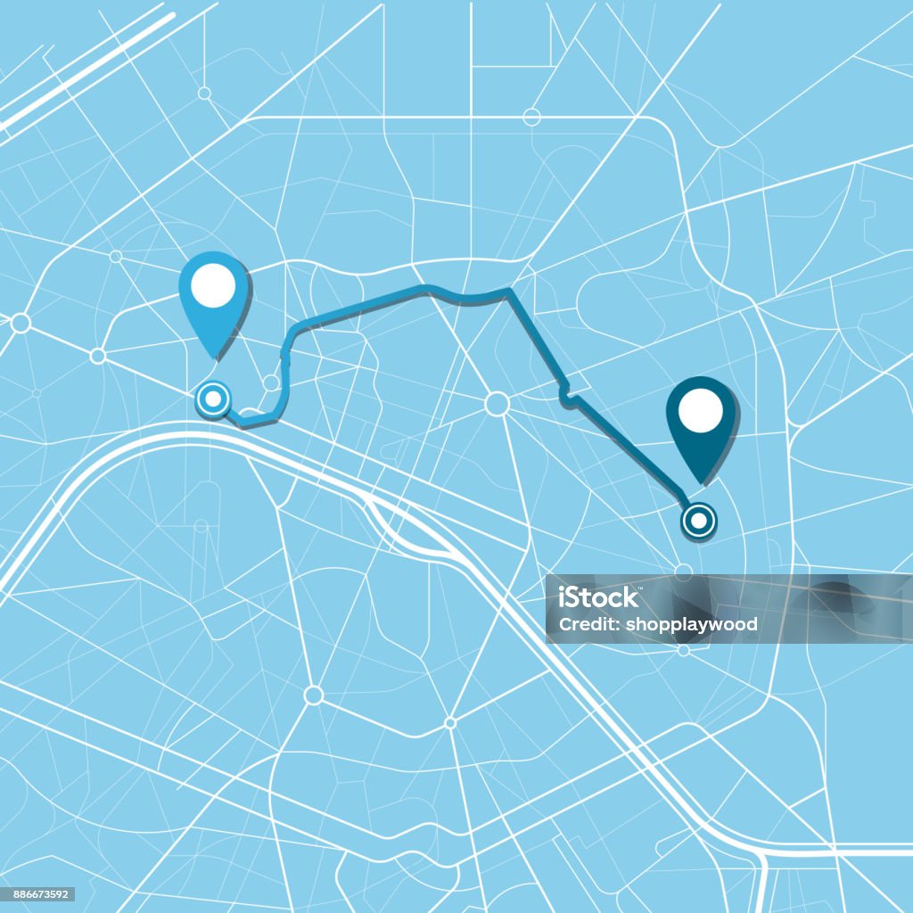 city map navigation Dashboard theme creative infographic of city map navigation. The interface of the application Navigator, vector illustration Global Positioning System stock vector