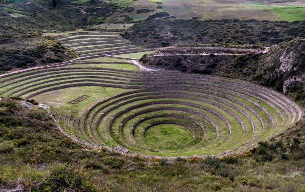 istock Inca Agricultural research station, Moray, Peru 886685794