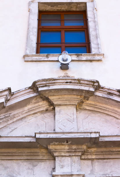 istock Close up of Obsolete Facade 886689040