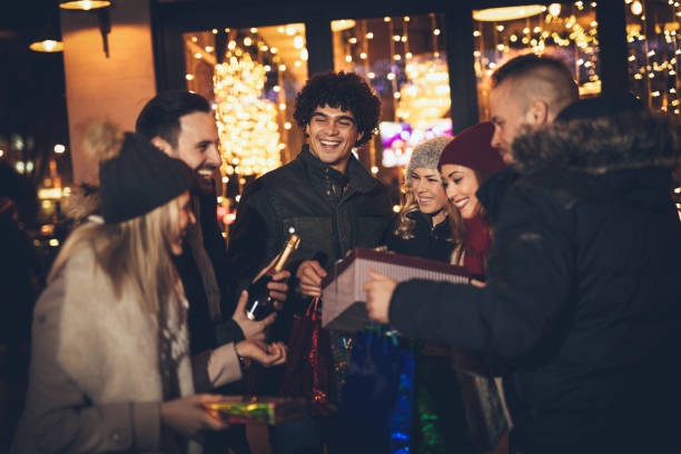 istock Friends At New Year Night 886690456