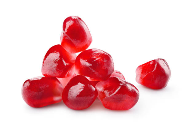 istock Pomegranate. Pomegranate seeds isolated on white background. With clipping path. Full depth of field. 886698508