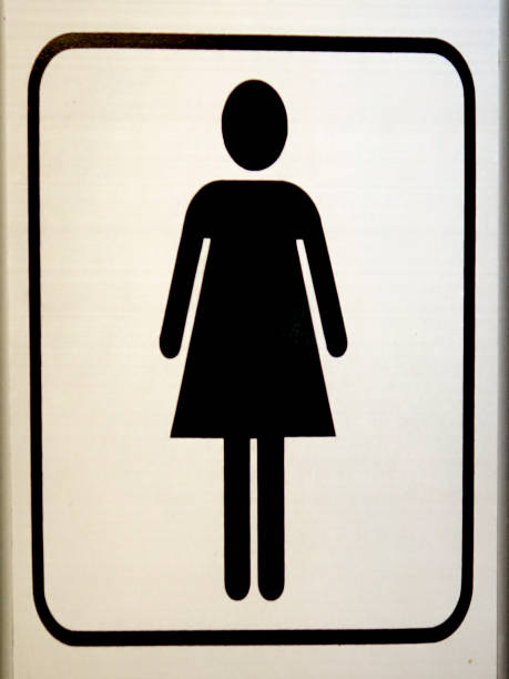 istock icon woman Toilet 886718428