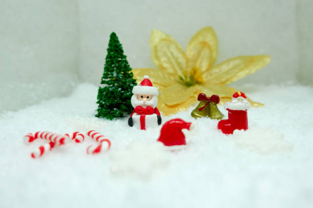 istock Christmas Santa Mini Toy 886726556