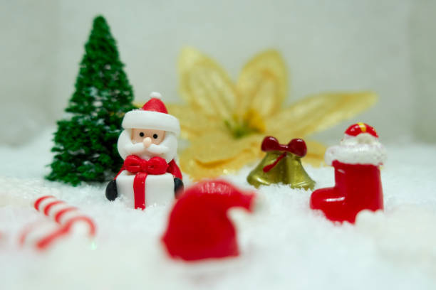 istock Christmas Santa Mini Toy 886726790