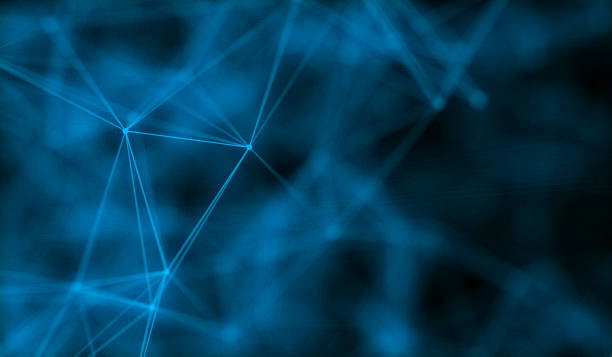 istock Electric plexus modern cold blue futuristic virtual technology background, Telecomunications concept, Network net digitally generated image. 886746240