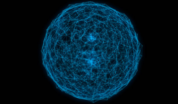 istock Electric plexus modern cold blue futuristic virtual technology background, Telecomunications concept, Network net digitally generated image. 886747176