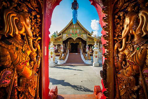 Temple entrance in Thailand