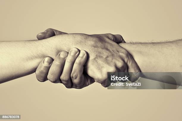 Concept Of Salvation Stock Photo - Download Image Now - A Helping Hand, Charity and Relief Work, Adult