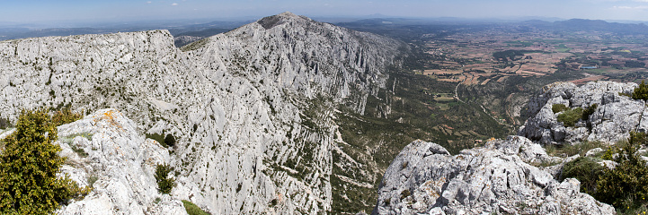 The Sainte-Victoire mountain is a limestone massif in the south of France, in the Provence-Alpes-Côte d'Azur region.