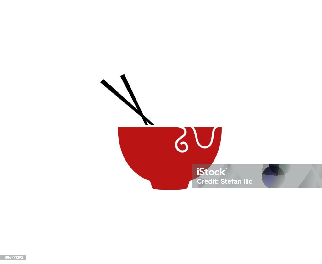 Chinese food icon This illustration/vector you can use for any purpose related to your business. Bowl stock vector