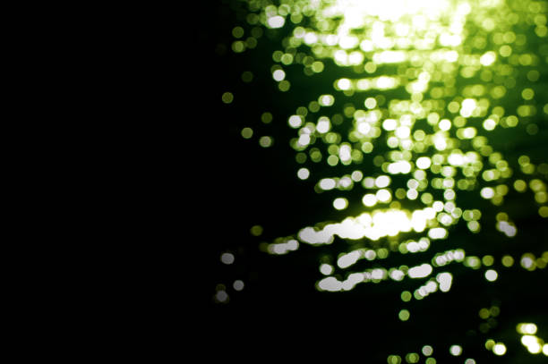 Bokeh, defocused on sun light refect from water surface. take photography in Chiang Rai, Thailand.
