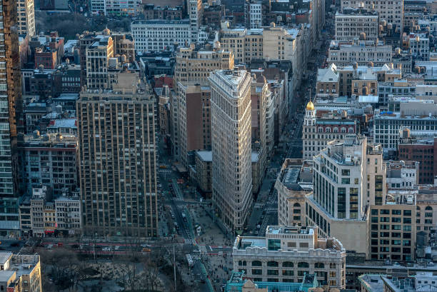 istock Manhattan skyline from above, New York City 886813284