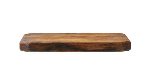 istock Wooden board isolated on white background. 886837206