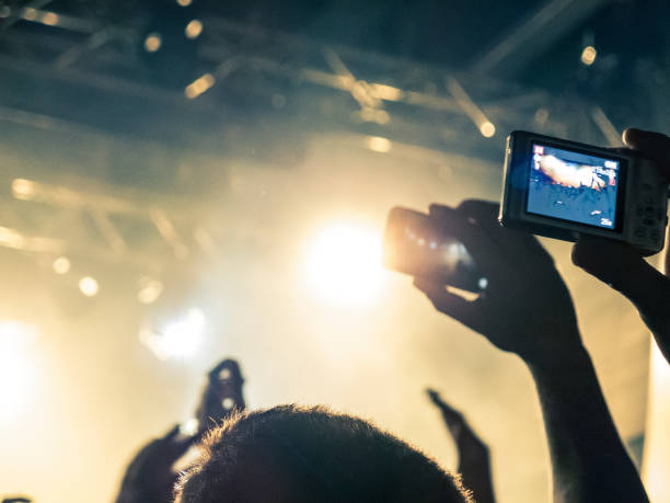 istock Filming a live show 886894354