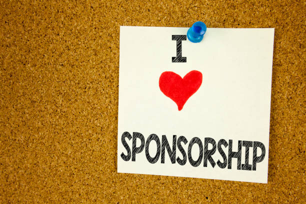 istock Hand writing text caption inspiration showing I Love Sponsorship concept meaning Word Cloud Concept Loving written on sticky note, reminder isolated background with copy space 886900338