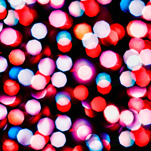istock Festive Christmas background. Elegant abstract background with lights and stars. light bokeh background 886949338