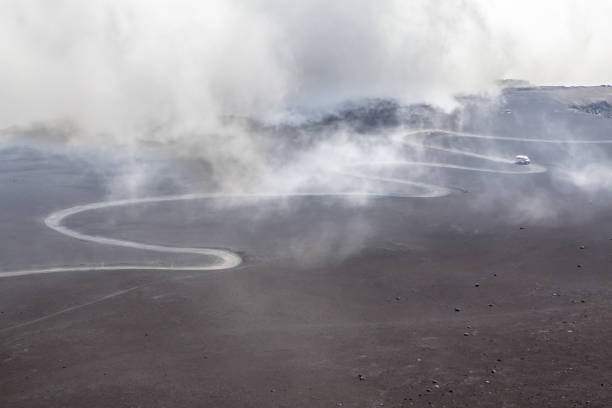 istock Serpentine road to Etna, Sicily, Italy 886963956