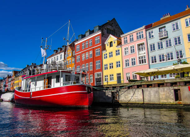 istock Nyhavn Canal, at Copenhagen, Denmark 886972338