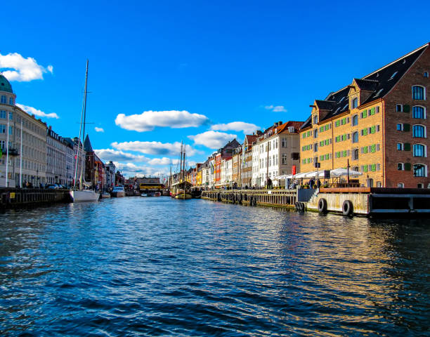 istock Nyhavn Canal, at Copenhagen, Denmark 886972348