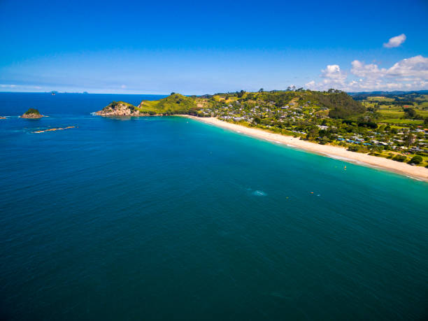 istock Hahei Bay Aerial View 886995470