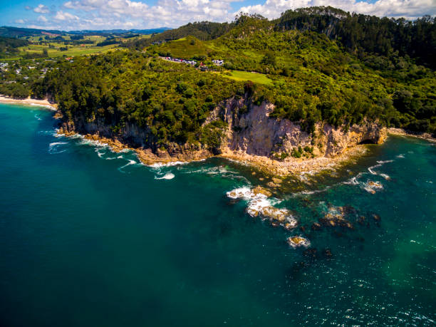 istock Hahei Bay Aerial View 886995502