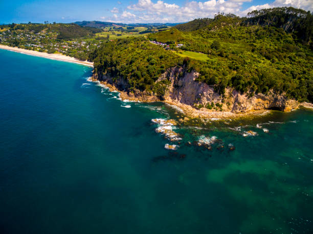 istock Hahei Bay Aerial View 886995534