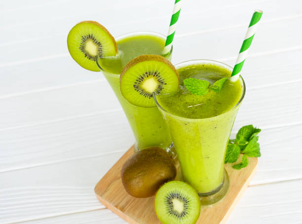 istock Kiwi smoothies and kiwi fruit 887018162
