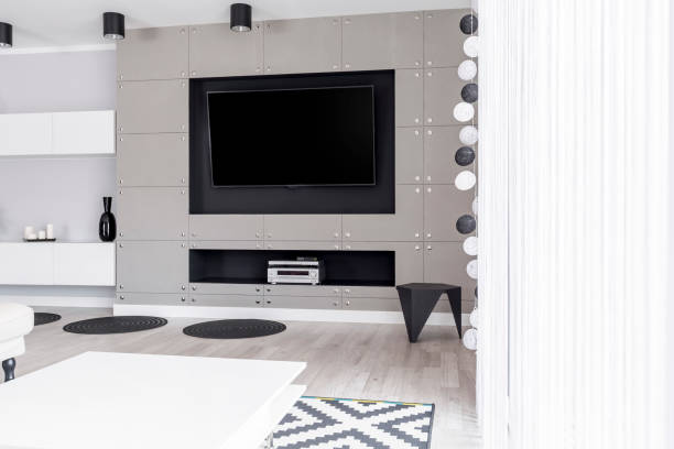 istock Luxurious entertainment zone in apartment 887027966