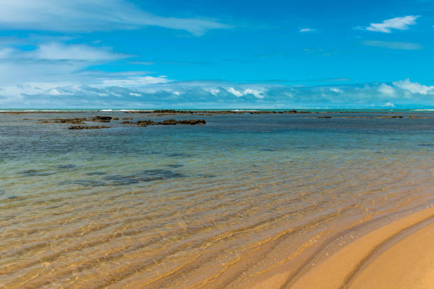 Stunning view of the beach 'Praia do Espelho' in Porto Seguro, Bahia state - Brazil