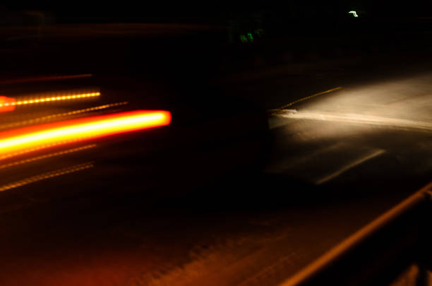 istock Trails of the car lights 887034518