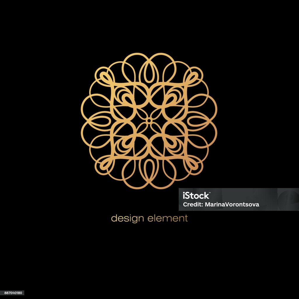 Abstract Openwork Design Element Stock Illustration - Download Image ...