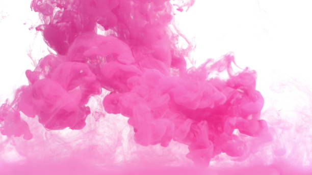 istock Pink Ink in Water 887050778