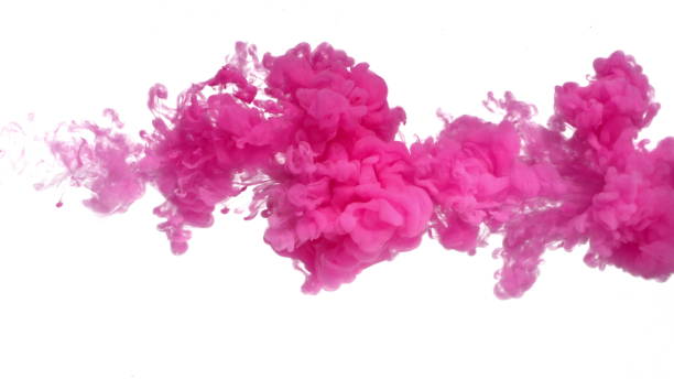 istock Pink Ink in Water 887059354