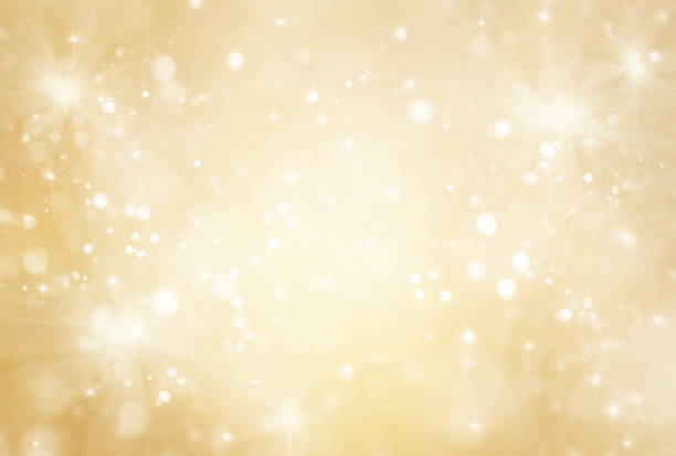 Abstract gold and bright glitter for new year background stock photo