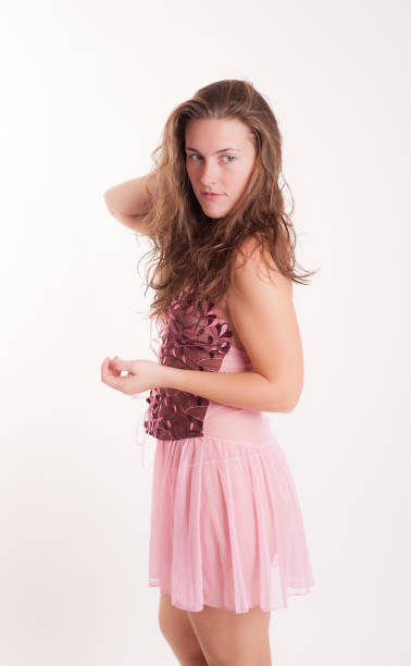 istock girl in a pink negligee 887091026