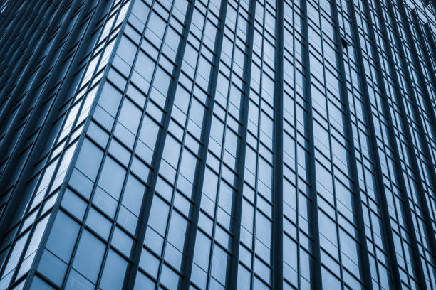 istock Detail glass building background 887100478