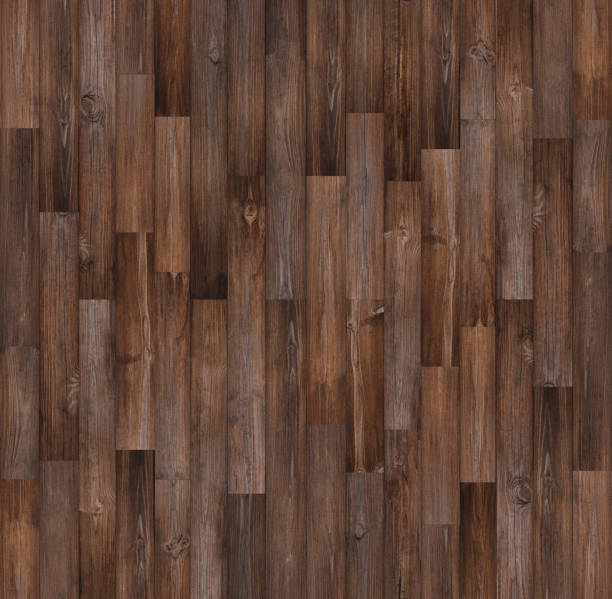 istock Dark wood floor texture background, Seamless wood texture 887127036