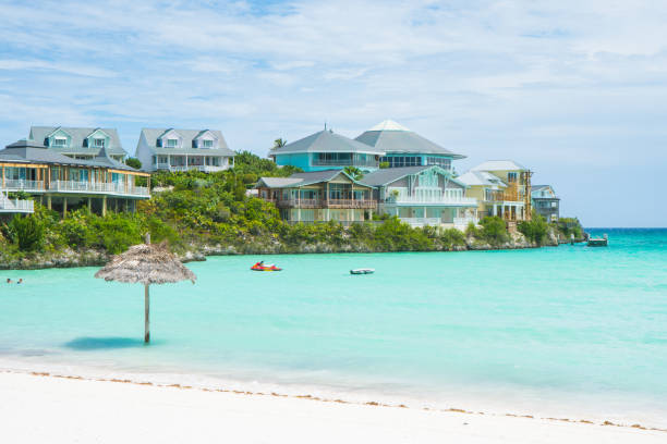Beautiful Abaco Island, Bahamas in the summertime. Abaco is one of the larger islands in the Bahamian island chain.