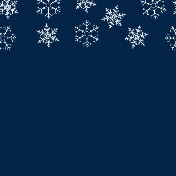 istock frame of snowflakes. Christmas background. To design posters, postcards, greeting, invitation for the new year. 887144260