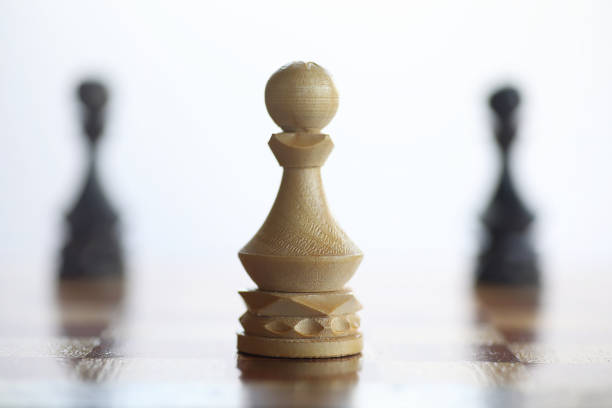 istock The concept of the chess game 887163552