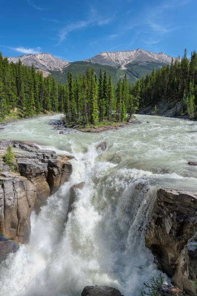 istock Sunwapta falls in Canadian Rockies 887209072