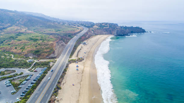 istock Aerial View of Crystal Cove State Beach 887209380
