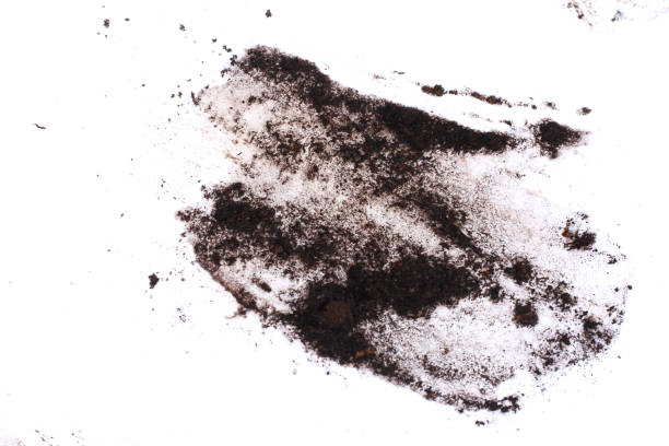 istock drops of mud sprayed isolated on white background, with clipping path 887216960