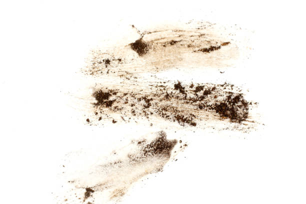 istock drops of mud sprayed isolated on white background, with clipping path 887216966