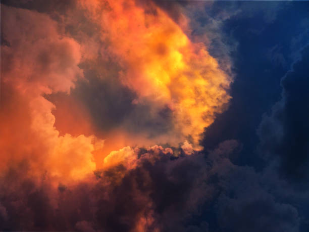 istock collide colorful sky hot and cold tone cloud 887217402